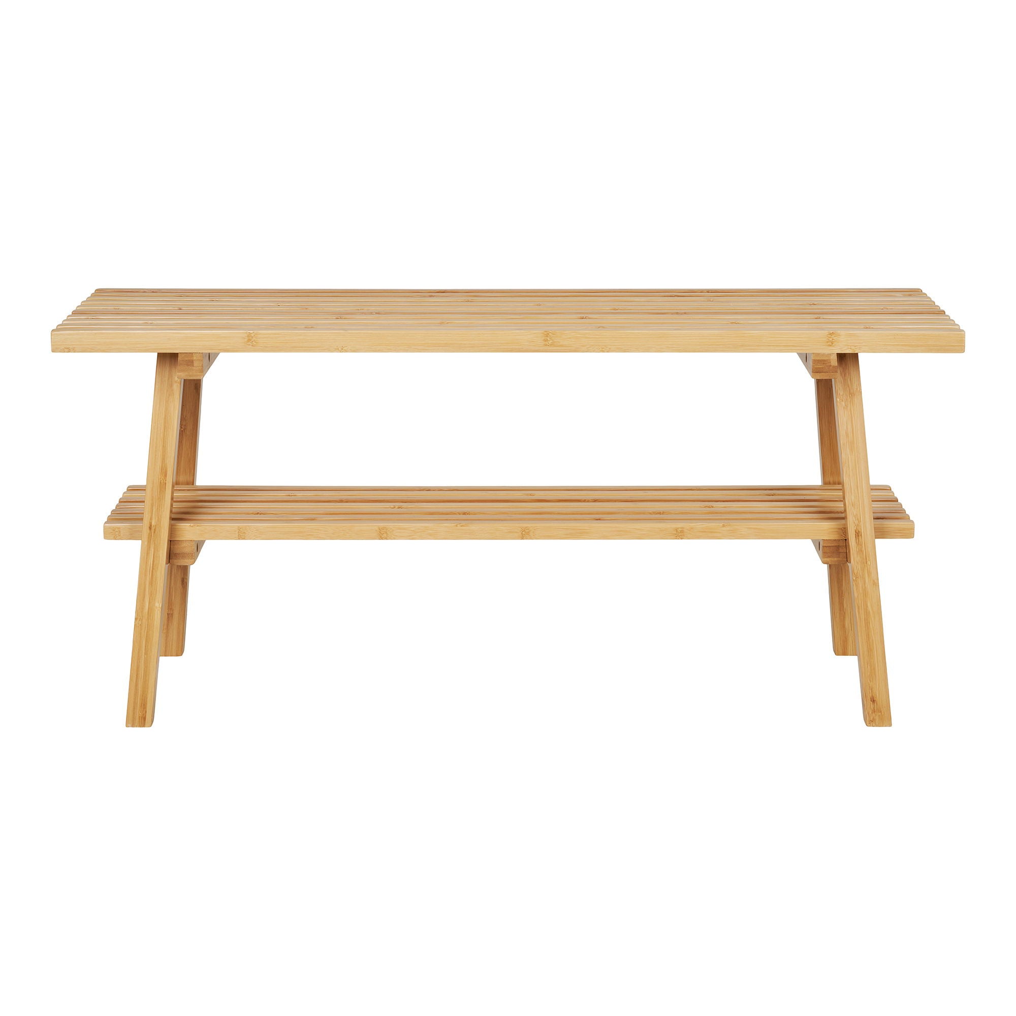 Ember – Sitzbank aus Bambus, natur, 70×28×45 cm